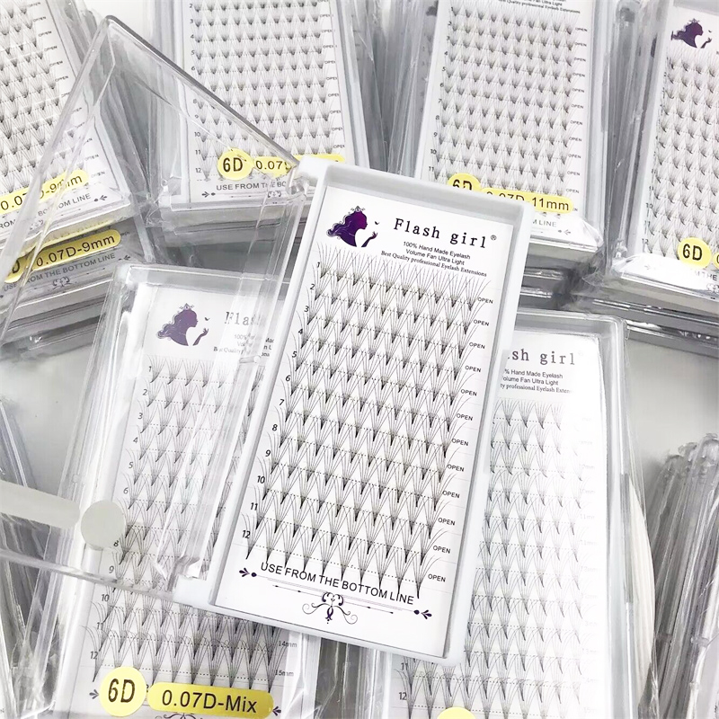 Eyelash Extension Single Lash - Flash girl Top quality Pre-made fan