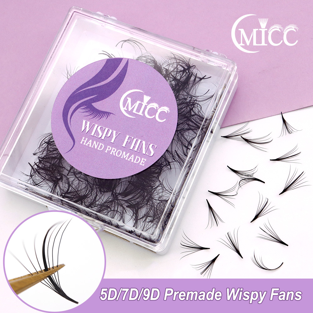Eyelash Extension For Asian Eyes - Cmicc 5D/7D Pointy Base Wispy Eyelashes