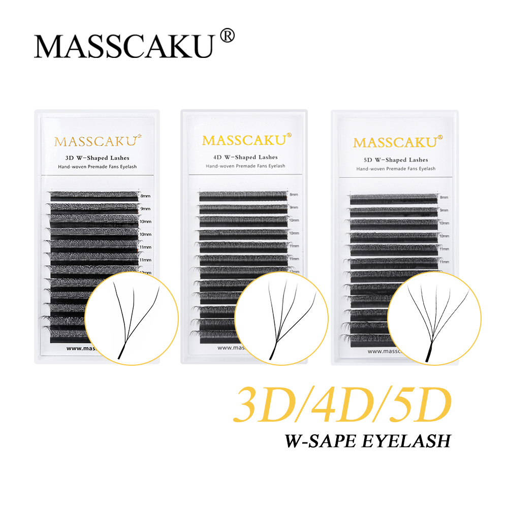 Eyelash Extension For Asian Eyes - Private Label Masscaku W Style Individual
