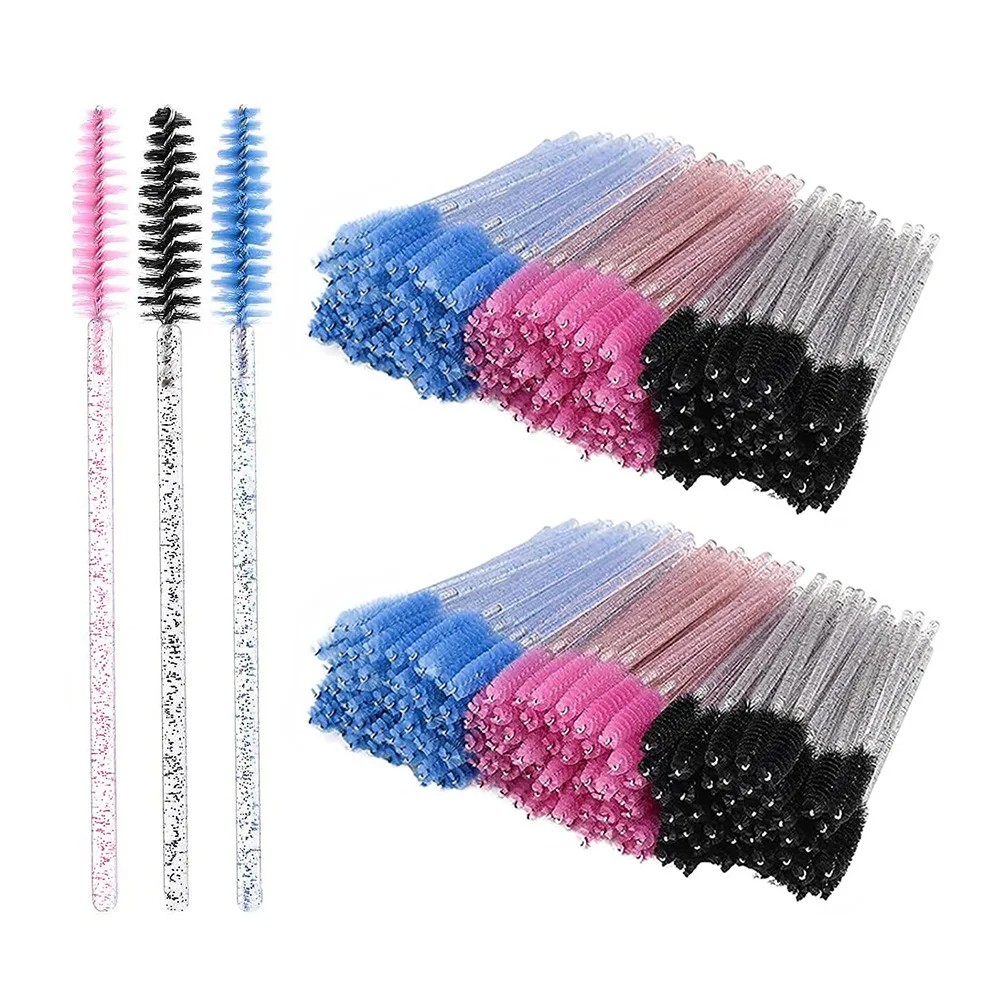 Eyelash Extension Maps - 50pcs Eyelash Brushes Mascara Wands Applicator
