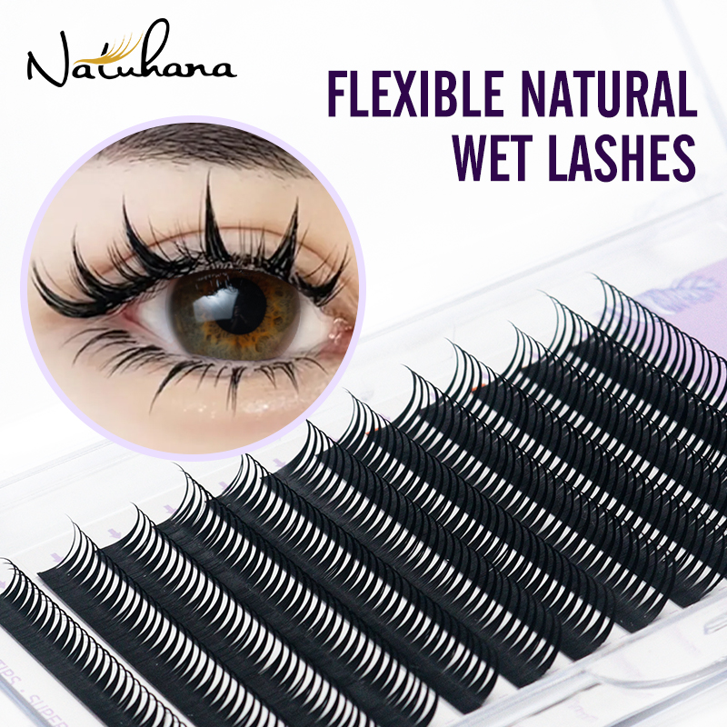 Eyelash Extension Wet Look - NATUHANA New 0.07mm Wet Eyelash Extension
