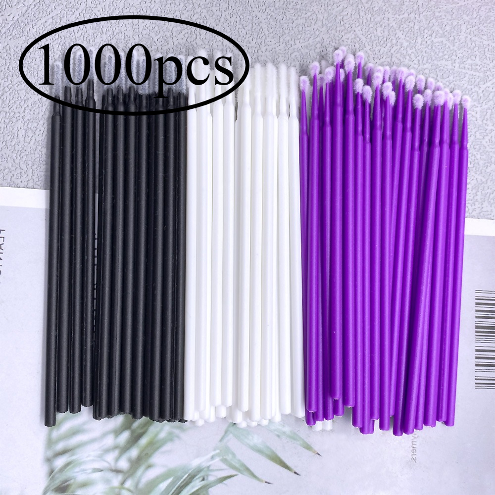 Eyelash Extension Maps - 1000pcs/lot Eyelash Extension Cleaning Swabs Lash