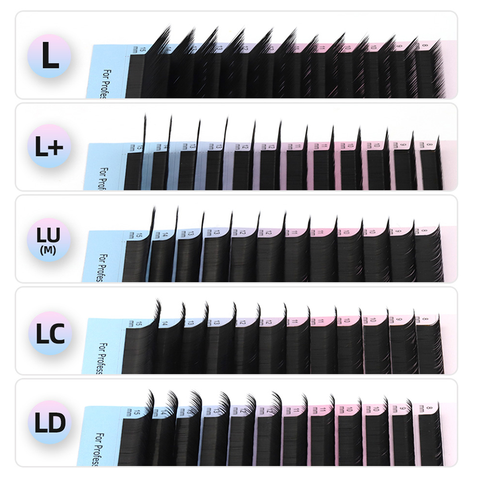 Eyelash Extension For Asian Eyes - RUJADE L L+ LC LD LU(M)