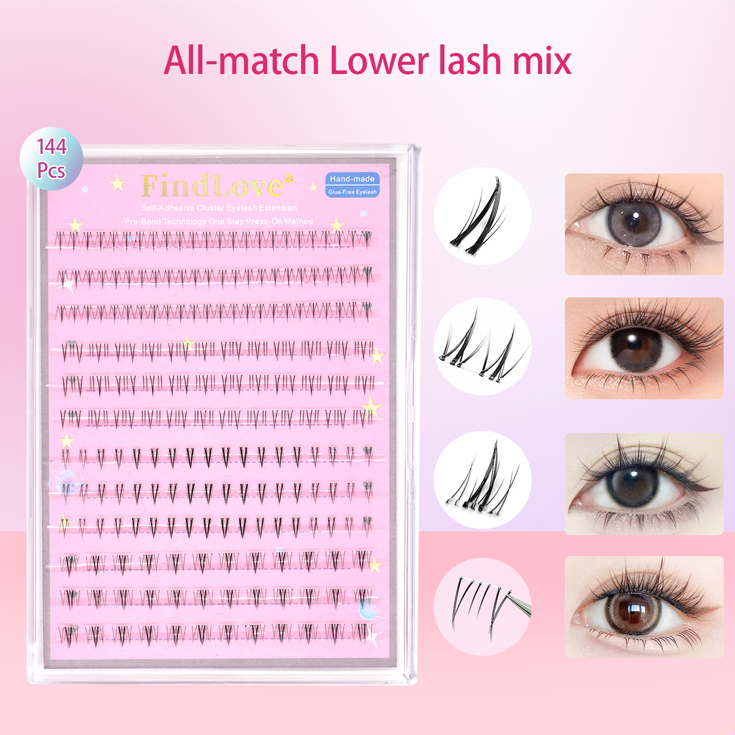 Eyelash Extension Glue Remover - Handmade Big Capacity No Glue Need