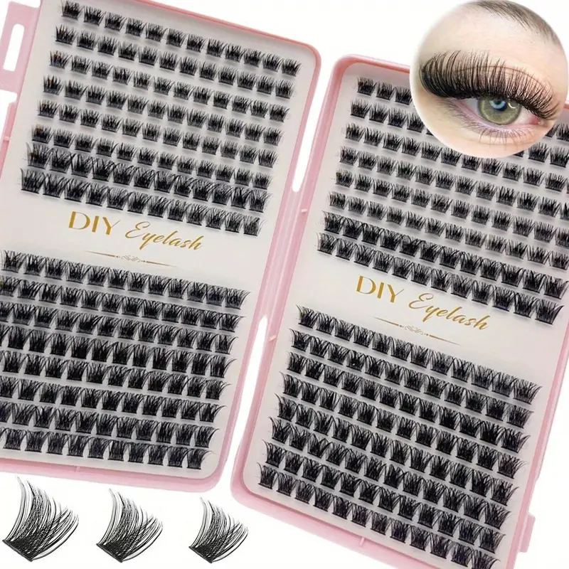 Eyelash Extension Home Service - 384 Pcs Eyelash Extension Kit, Individual