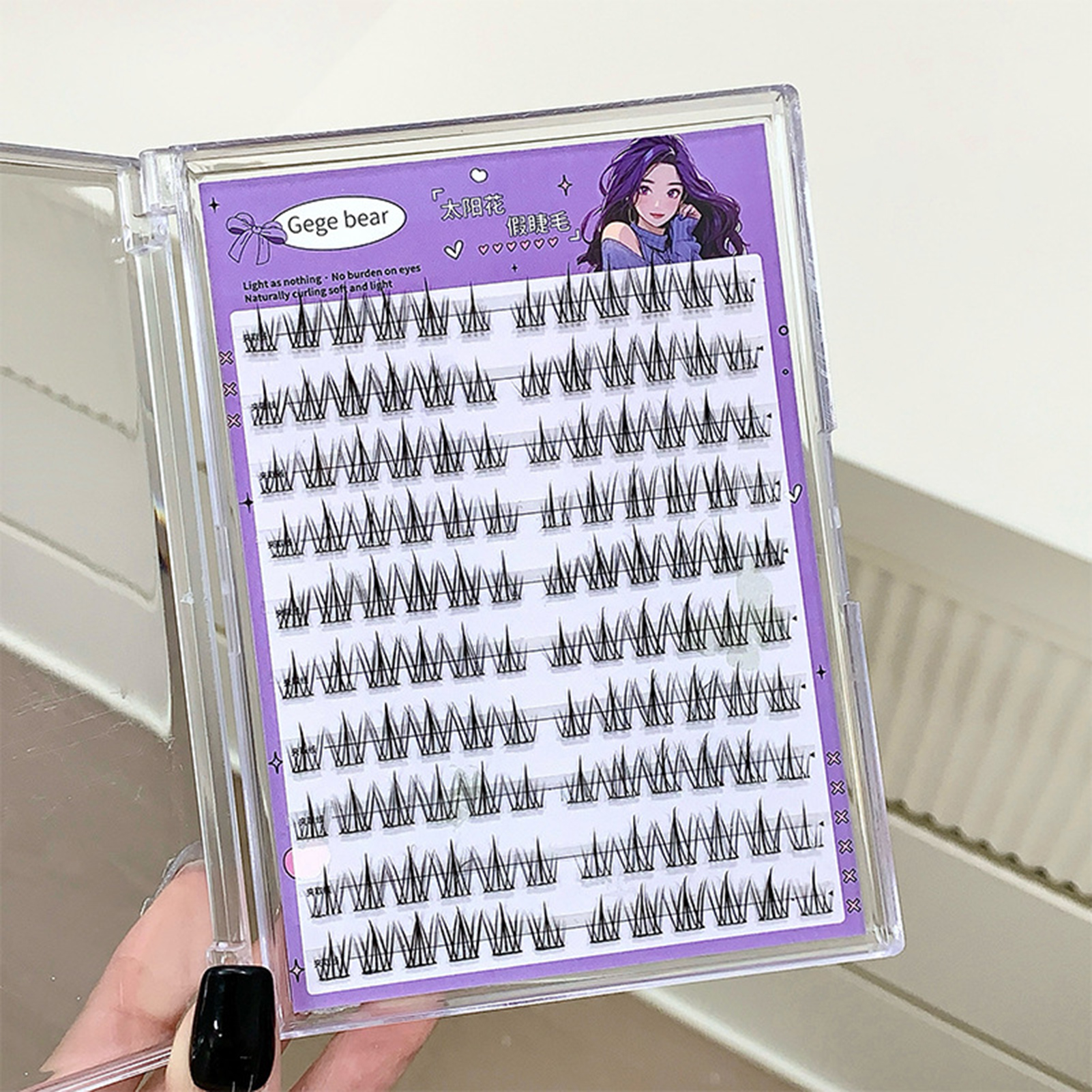 Glue-free Single Cluster for W - Eyelash Extension Single Lash recension och pris