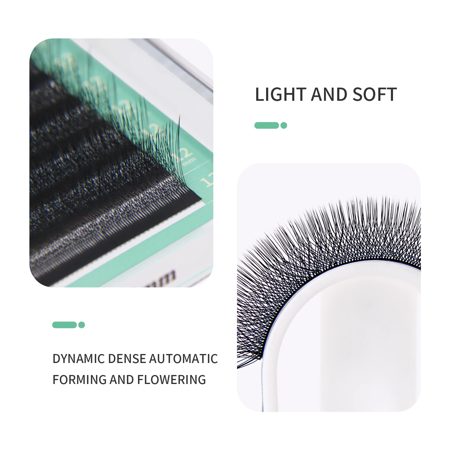 GLAMLASH 4D W Shape Eyelash Ex - Eyelash Extension For Asian Eyes recension och pris