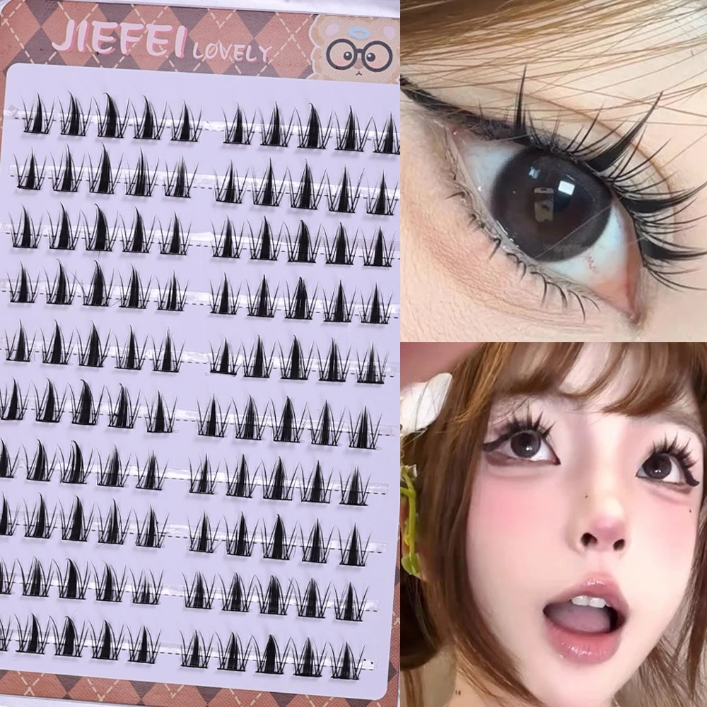 Cute Bunny 10-Row False Eyelas - Eyelash Extension Uv Glue recension och pris