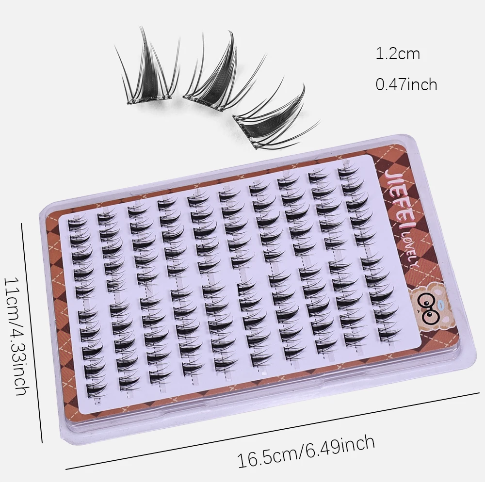 Cute Bunny 10-Row False Eyelas - Eyelash Extension Uv Glue recension och pris