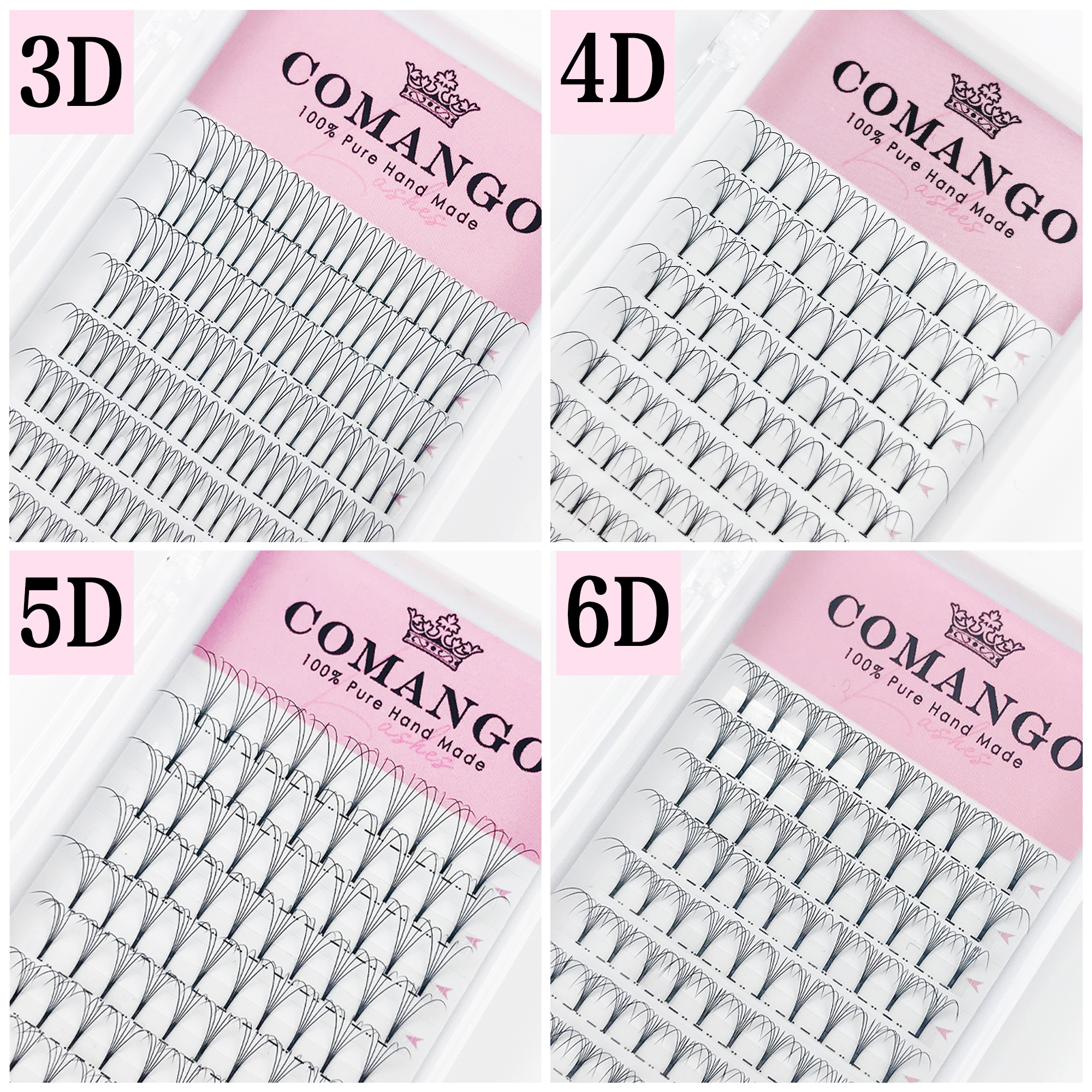 CoMango Short Stem Eyelash Ext - Eyelash Extension Wet Look recension och pris