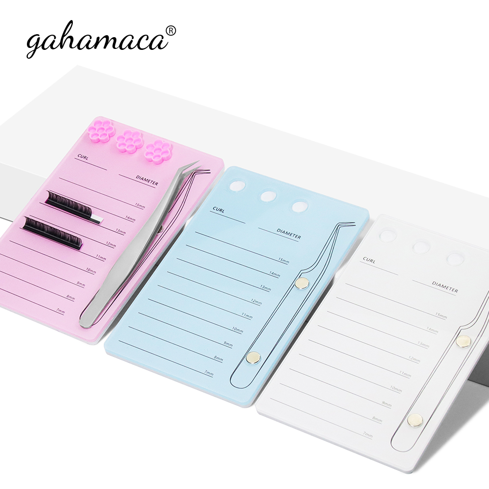 GAHAMACA Acrylic Lashes Holder - Eyelash Extension Maps recension och pris