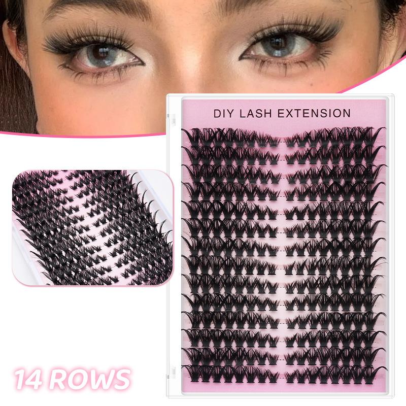 14 Rows DIY Lashes Extension C - Eyelash Extension Home Service recension och pris
