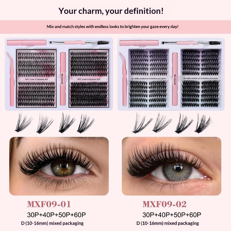 480 DIY Lash Clusters Natural  - Eyelash Extension Glue Remover recension och pris