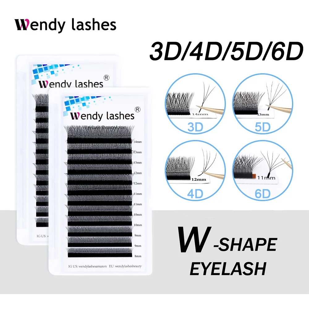 Wendy Lashes W Shape Supplies  - Eyelash Extension For Asian Eyes recension och pris