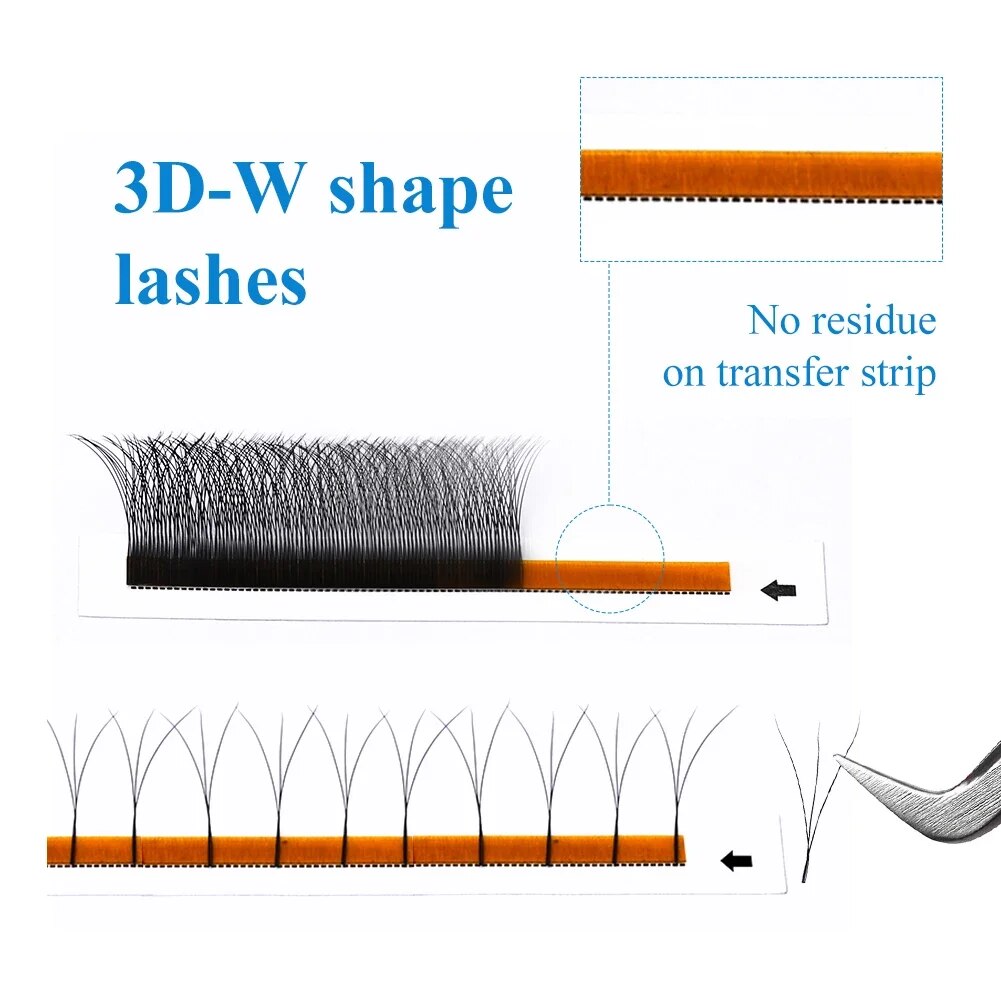 Wendy Lashes W Shape Supplies  - Eyelash Extension For Asian Eyes recension och pris