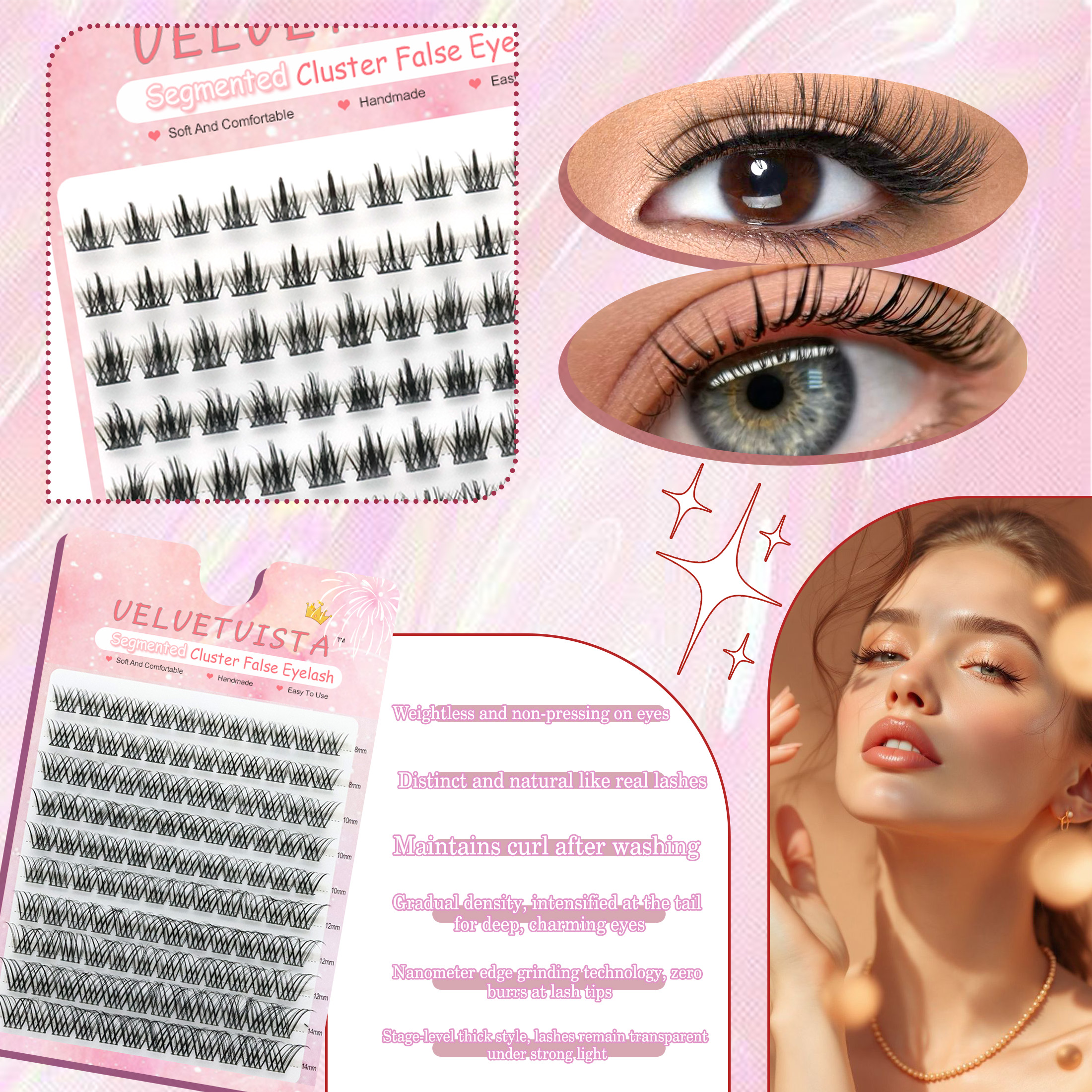 DIY Makeup Set 120 Bunches Las - Eyelash Extension Glue Remover recension och pris