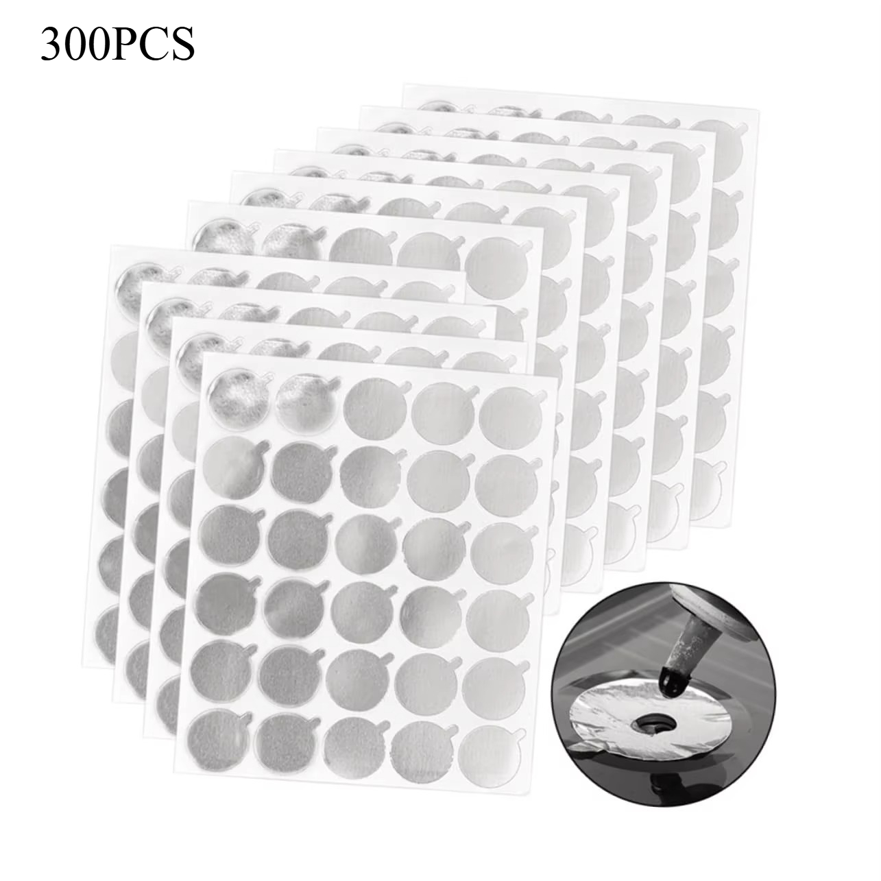 300pcs Foil Sticker Pads(10 Sh - Eyelash Extension Maps recension och pris