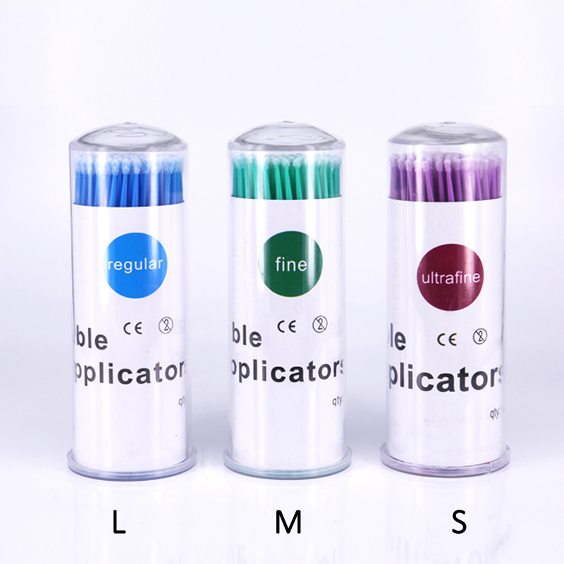 100Pcs/bottle MicroBrush For E - Eyelash Extensions recension och pris
