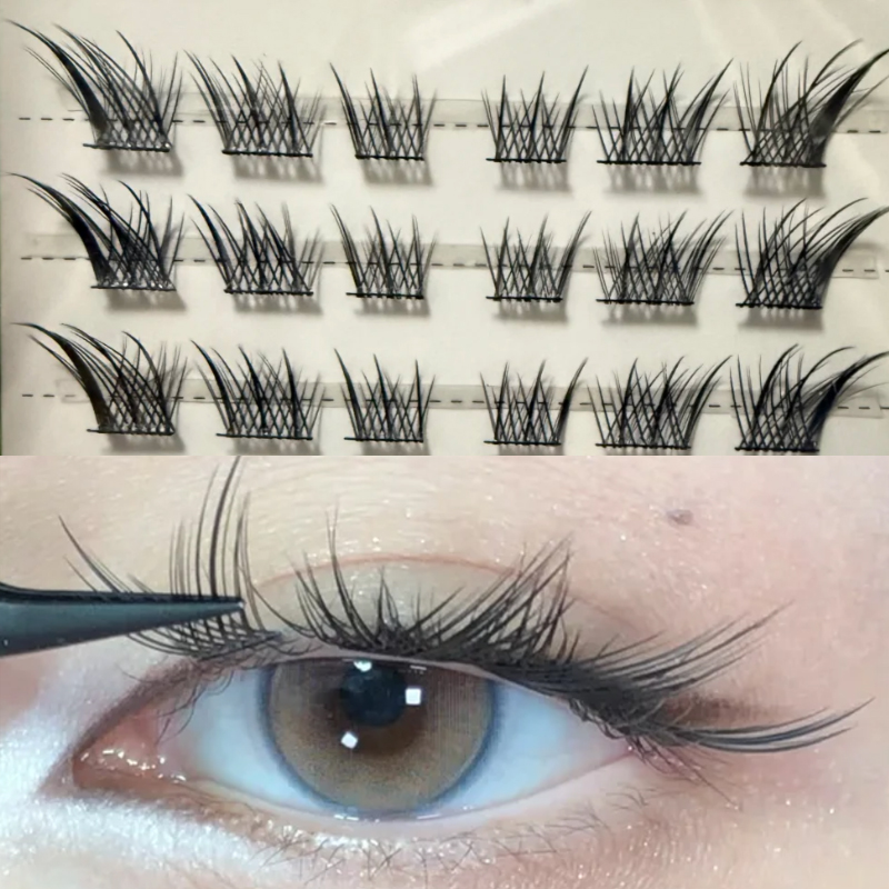 Fluffy Fox Eye Lashes Self Adh - Eyelash Extension Single Lash recension och pris