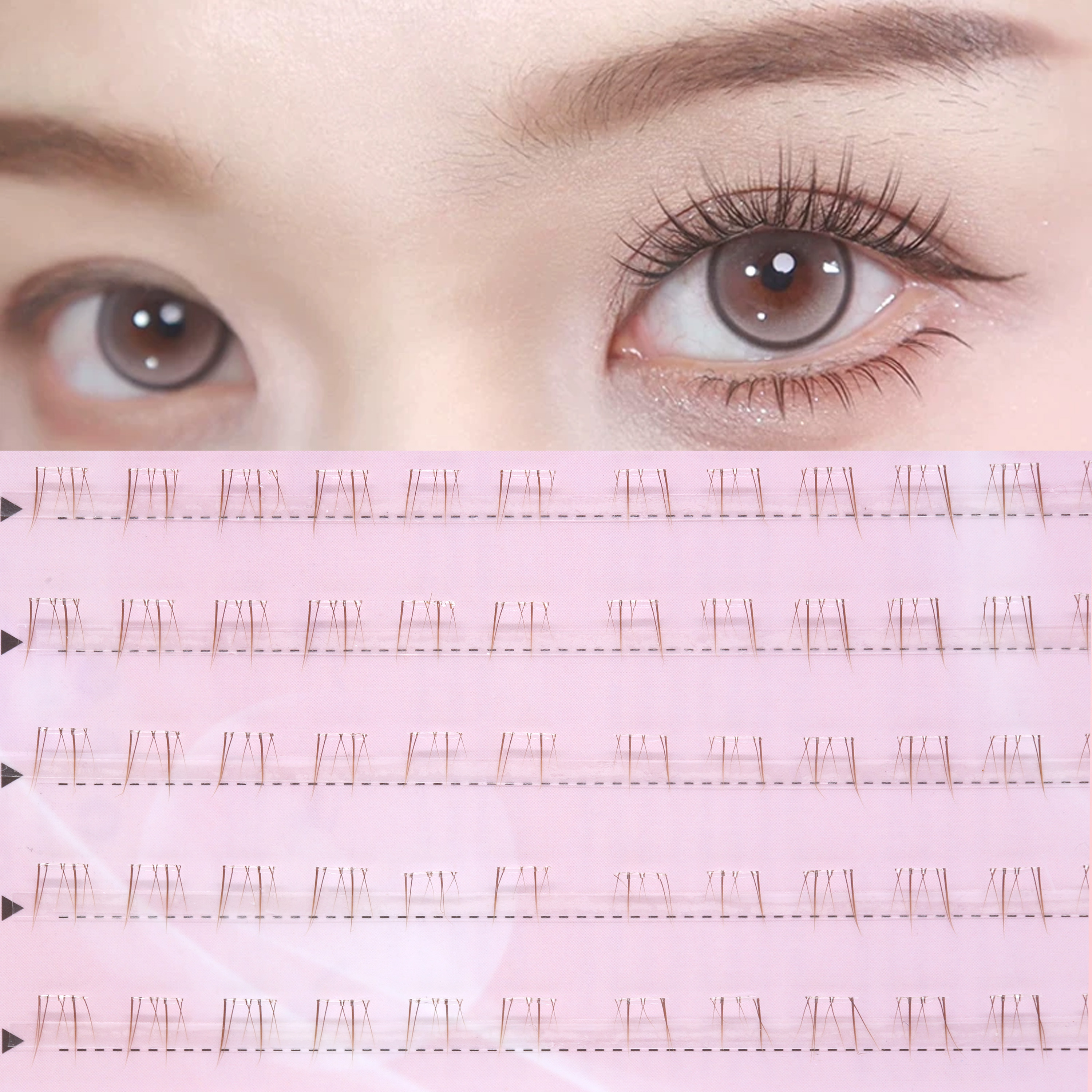 DIY Press-on No Glue Need 5Row - Eyelash Extension Glue Remover recension och pris