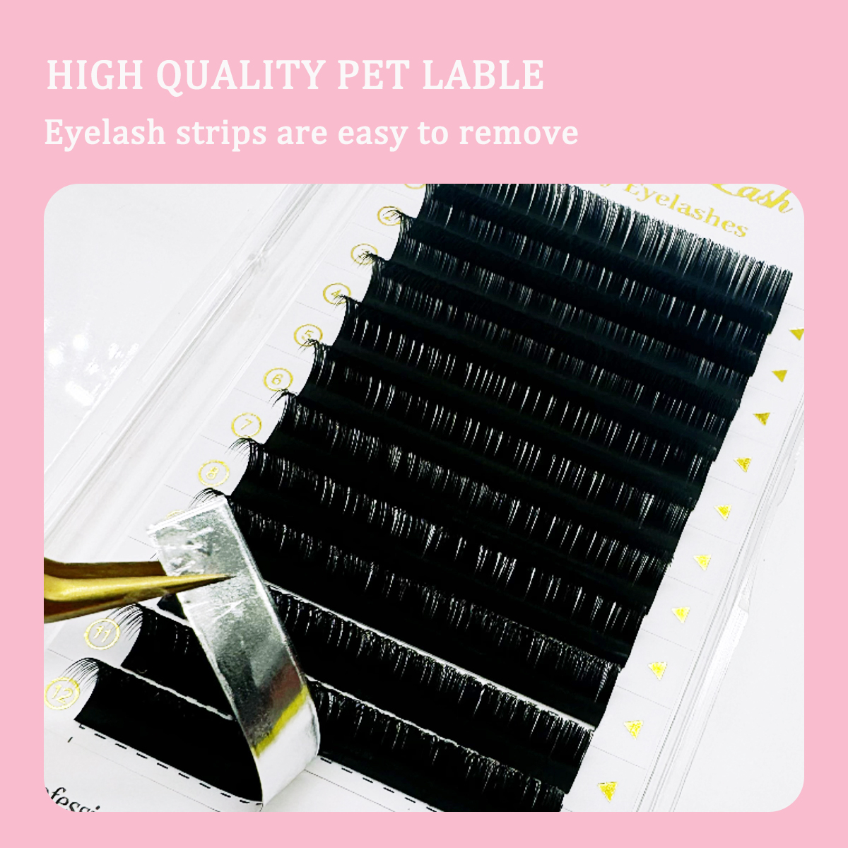 Camellia False Eyelashes LC LB - Eyelash Extension Wet Look recension och pris