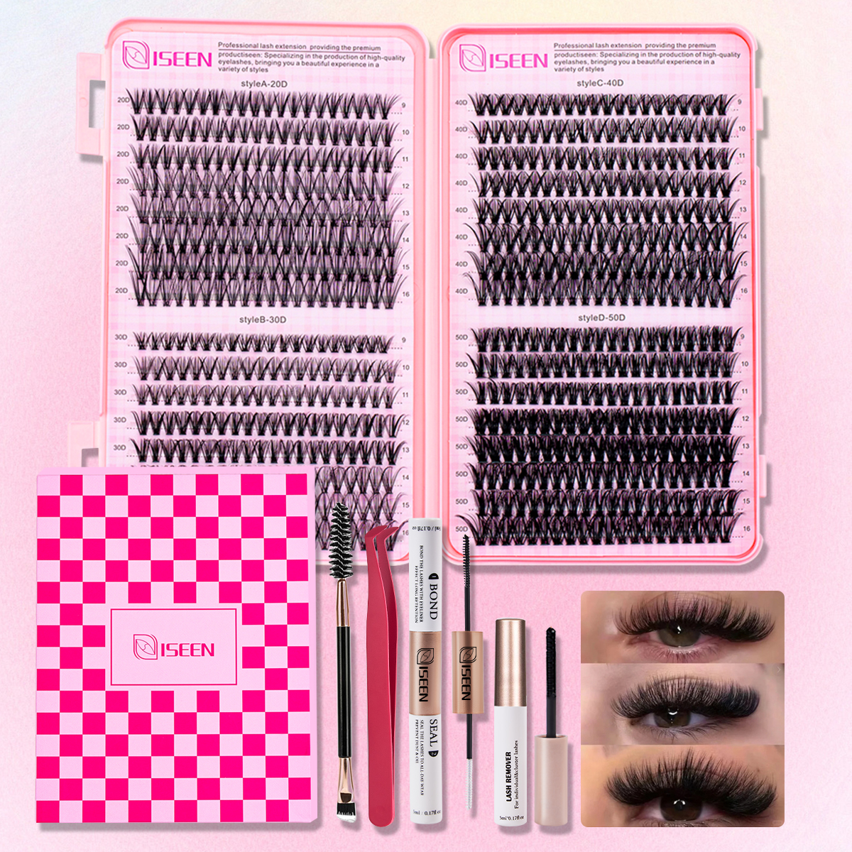 Individual False Eyelashes Mix - Eyelash Extension For Asian Eyes recension och pris