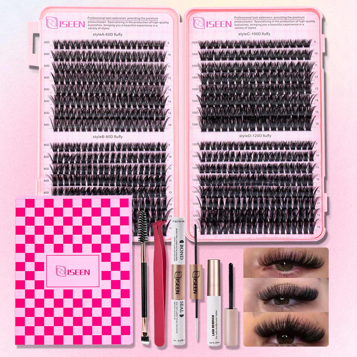 Individual False Eyelashes Mix - Eyelash Extension For Asian Eyes recension och pris