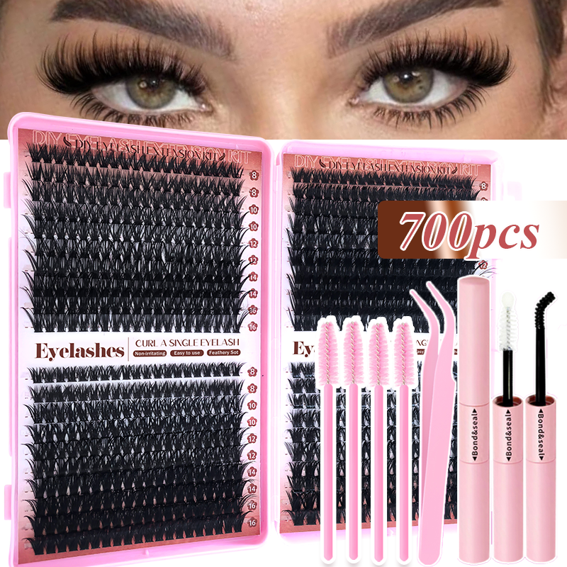 700 Pcs DIY Lash Extension Kit - Eyelash Extension Home Service recension och pris