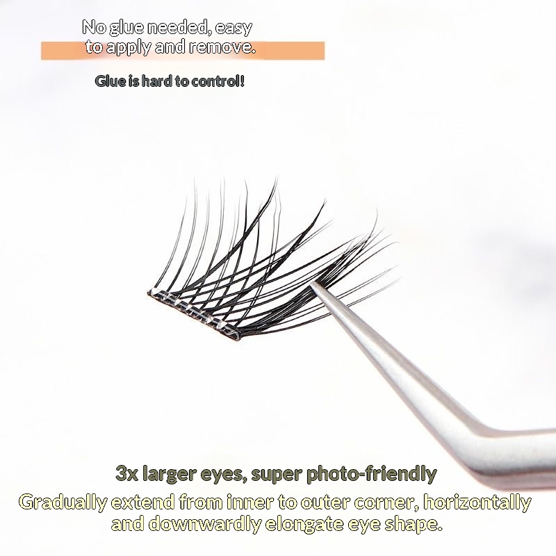 120 Clusters No Need Glue Fals - Eyelash Extension Uv Glue recension och pris