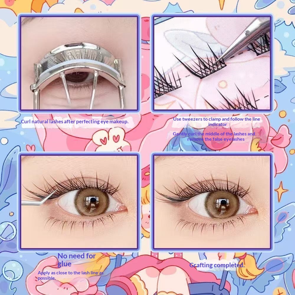 120 Clusters No Need Glue Fals - Eyelash Extension Uv Glue recension och pris