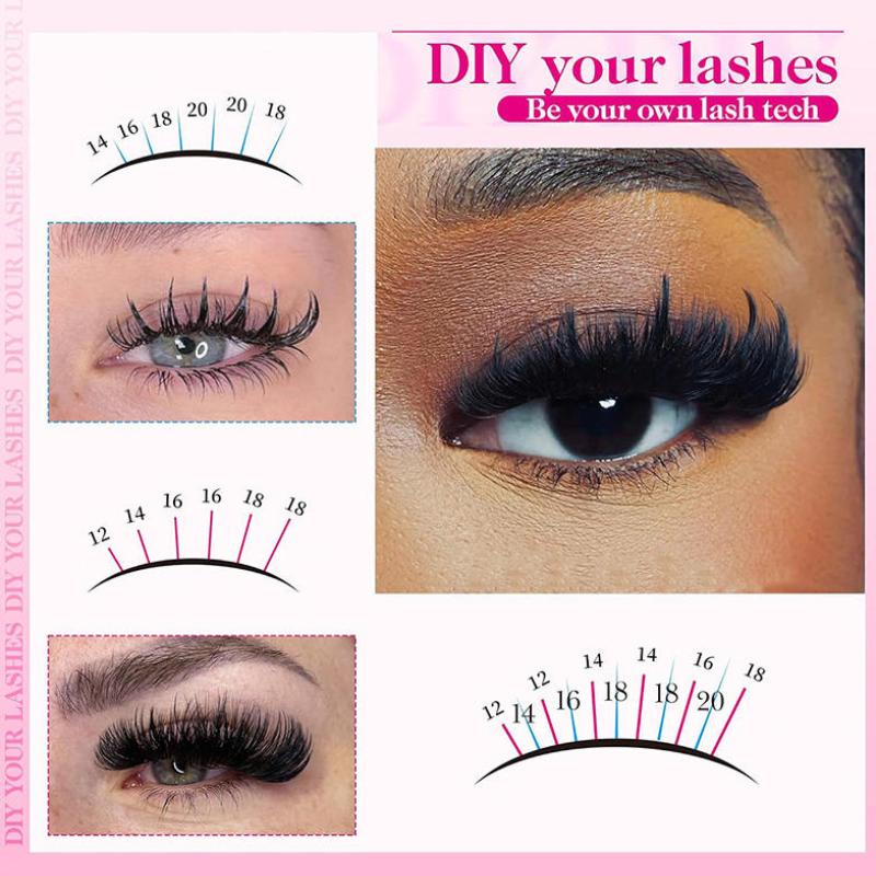 Volume Lash Clusters Mink Wisp - Eyelash Extension Home Service recension och pris