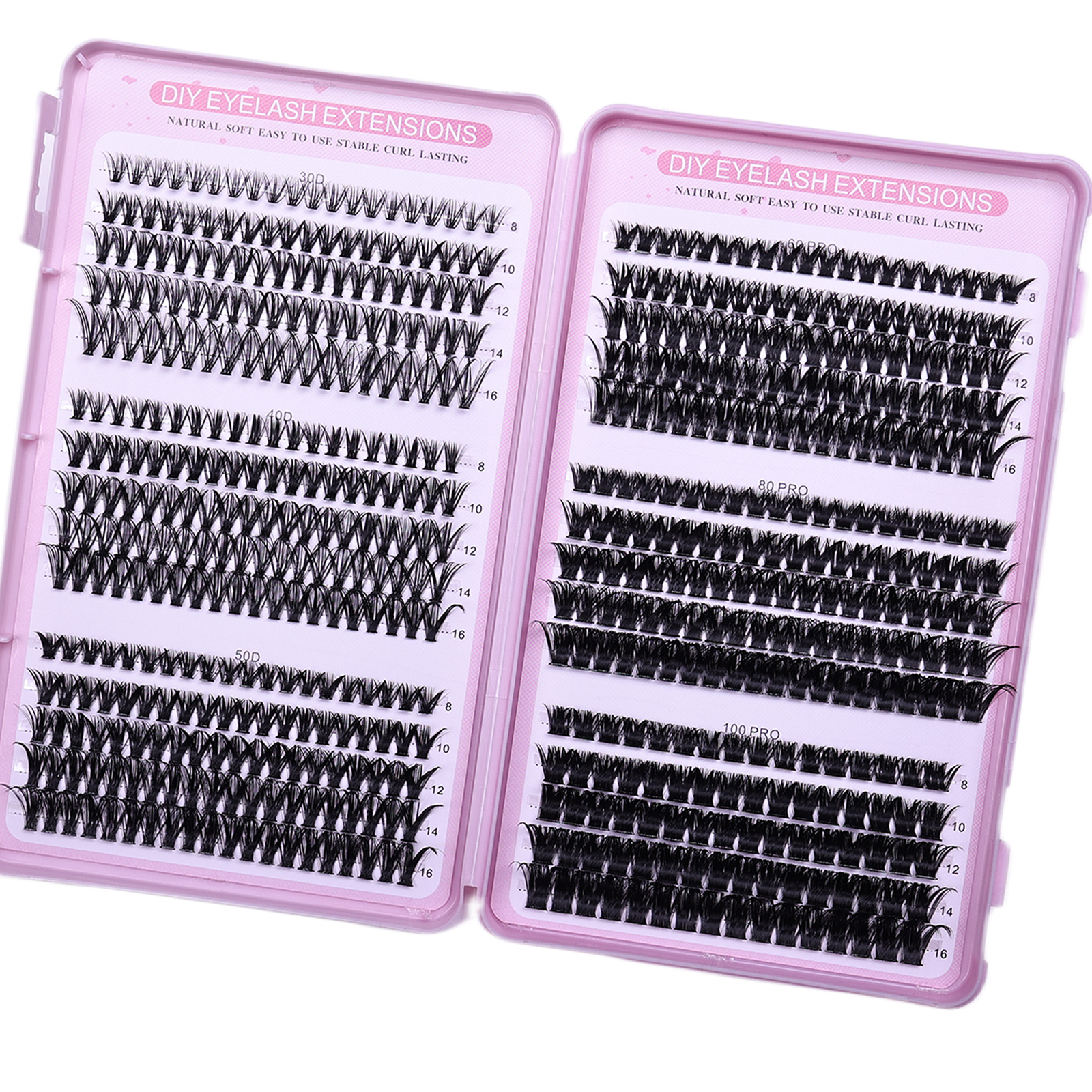 30 Rows D Curl Individual Lash - Eyelash Extension Home Service recension och pris