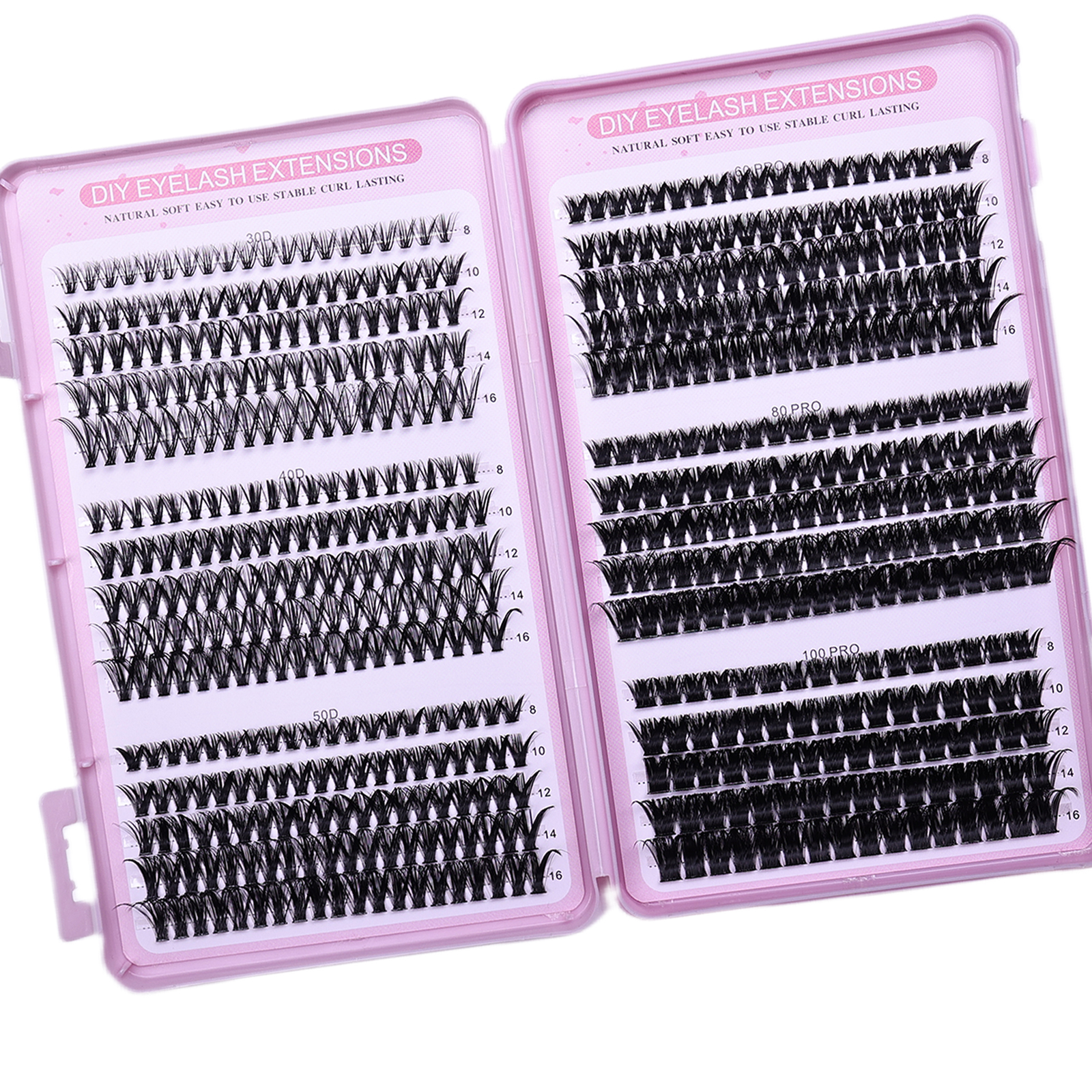 30 Rows D Curl Individual Lash - Eyelash Extension Home Service recension och pris