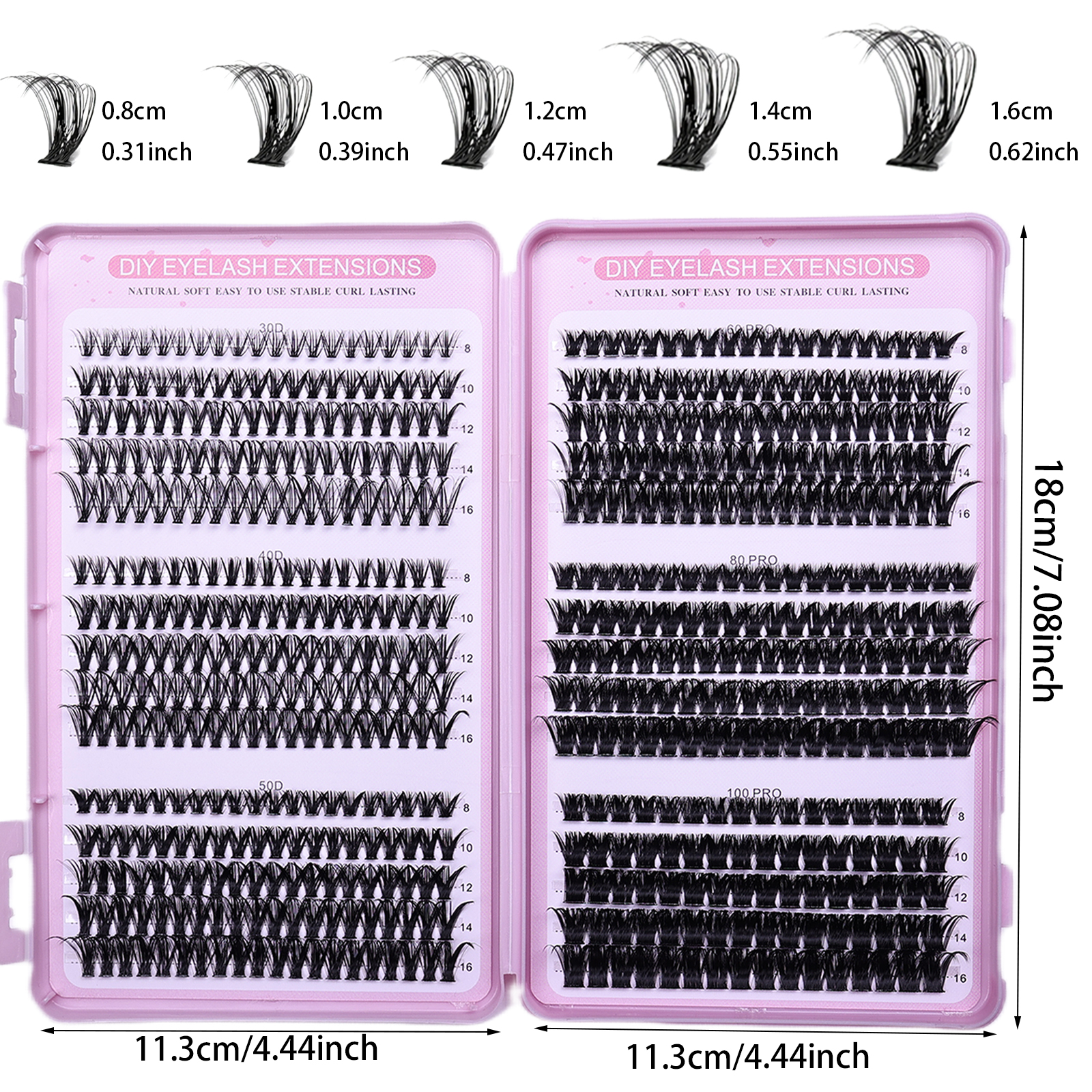 30 Rows D Curl Individual Lash - Eyelash Extension Home Service recension och pris