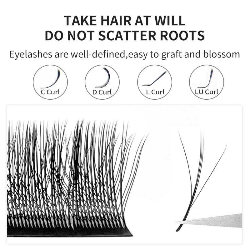 NATUHANA 3D-W Shape Eyelash Ex - Eyelash Extension Wet Look recension och pris