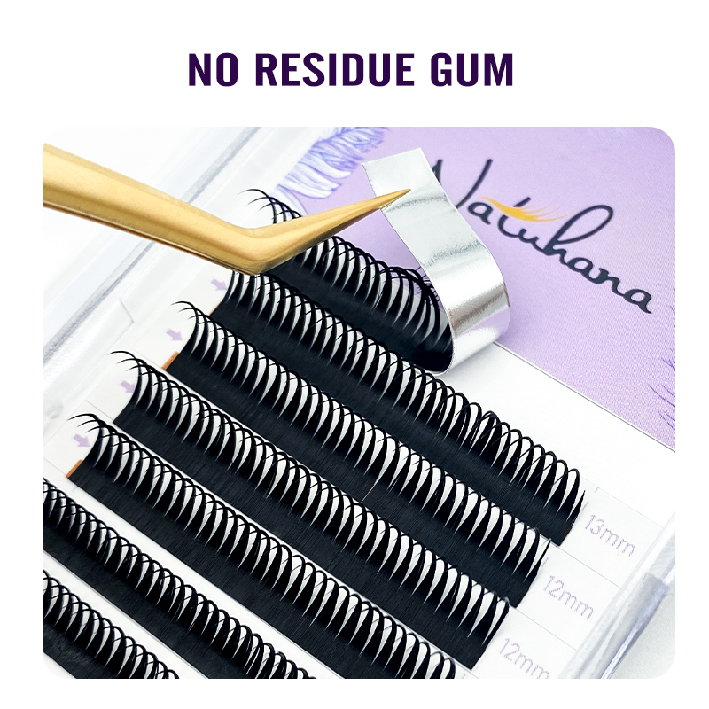 NATUHANA New 0.07mm Wet Eyelas - Eyelash Extension Wet Look recension och pris