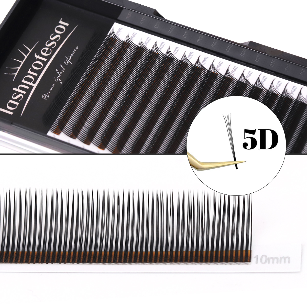 5D Premade Volume Spikes Angel - Eyelash Extension Wet Look recension och pris