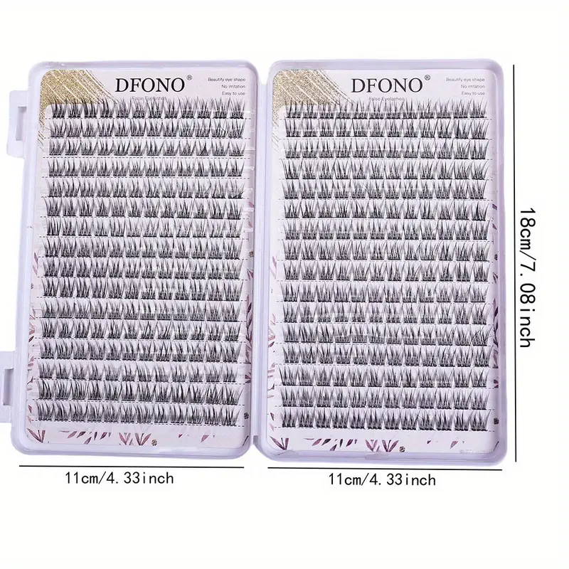 384 Pcs of Soft and Lightweigh - Eyelash Extension Single Lash recension och pris