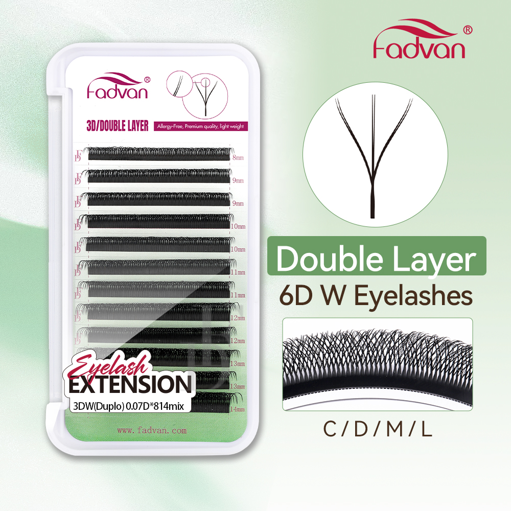 FADVAN 6D-W shaped eyelash ext - Eyelash Extension For Asian Eyes recension och pris