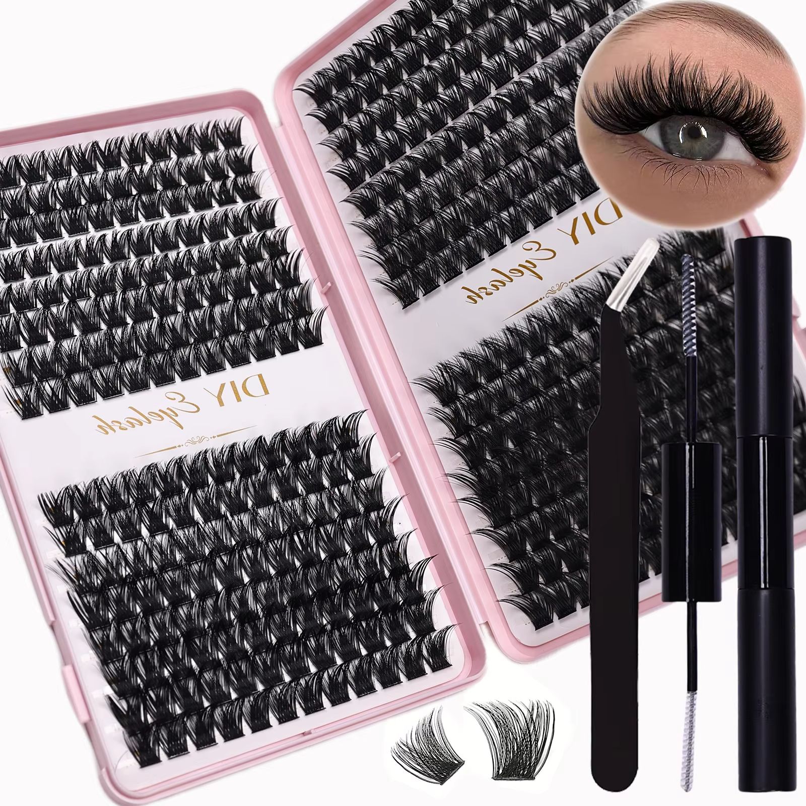 DIY Eyelash Extension Kit 384p - Eyelash Extension Home Service recension och pris