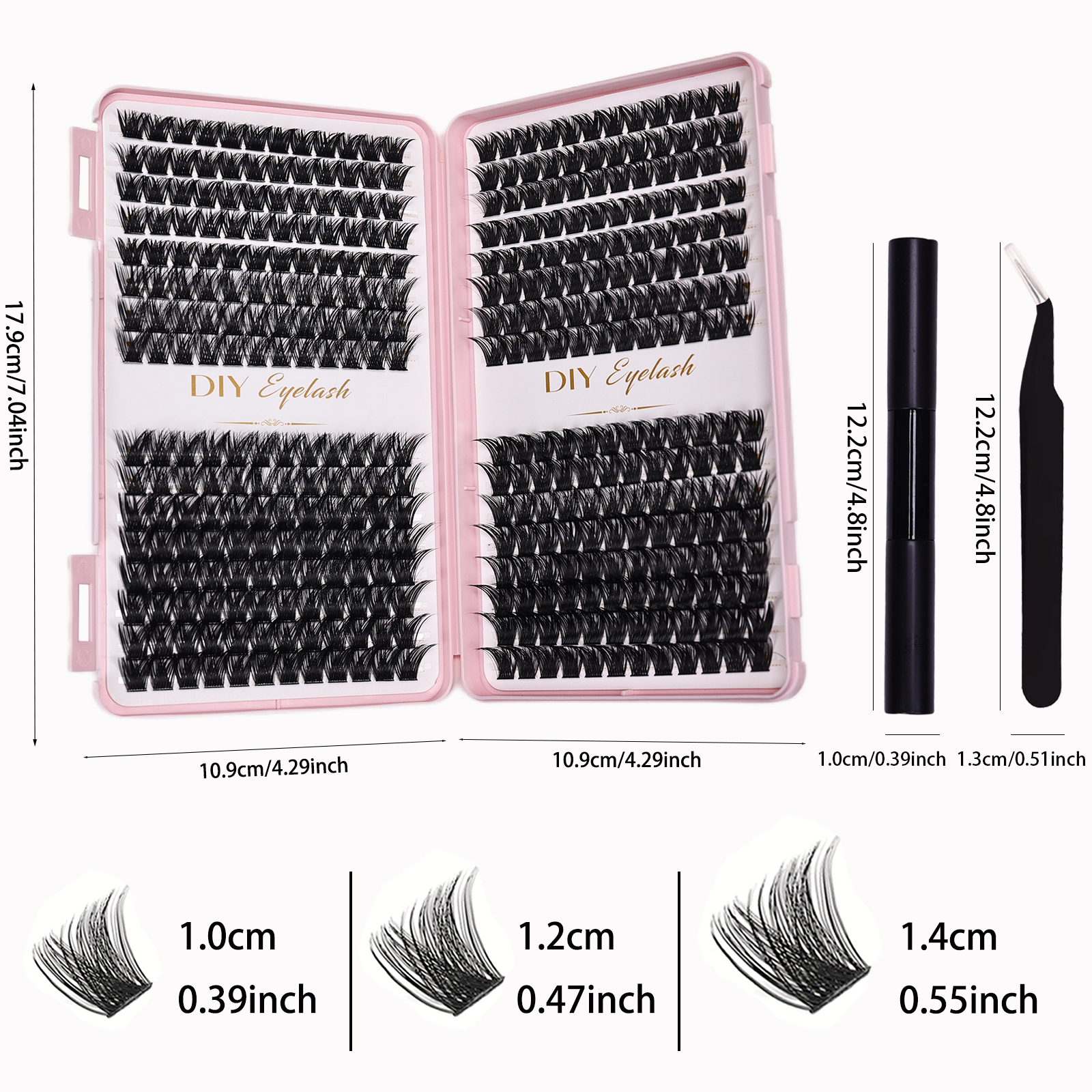 DIY Eyelash Extension Kit 384p - Eyelash Extension Home Service recension och pris