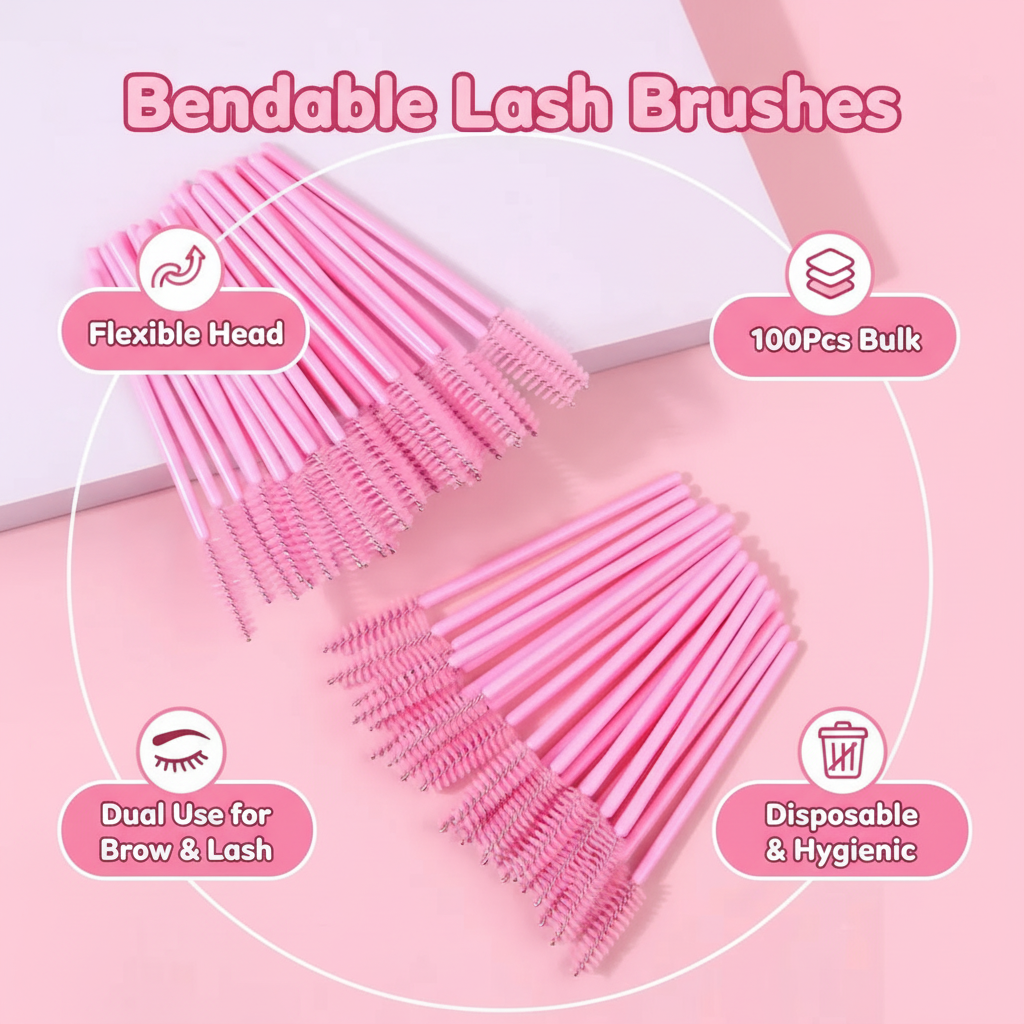 50pcs Disposable Eyelash Brush - Eyelash Extensions recension och pris