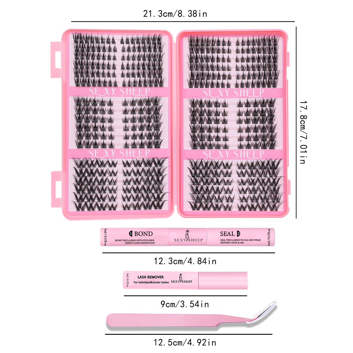 Eyelash Clusters Kit Cat Lashe - Eyelash Extension Home Service recension och pris