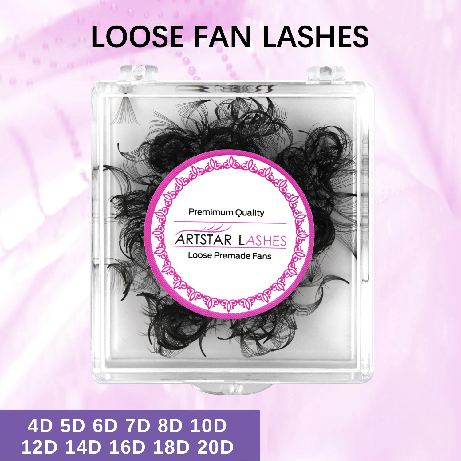 ARTSTAR 500 Fans Loose Fan Eye - Eyelash Extension For Asian Eyes recension och pris