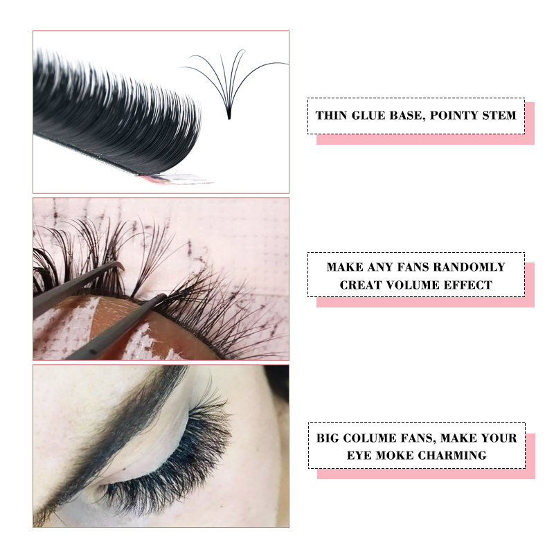 MASSCAKU New Arrival Auto Fans - Eyelash Extension Single Lash recension och pris