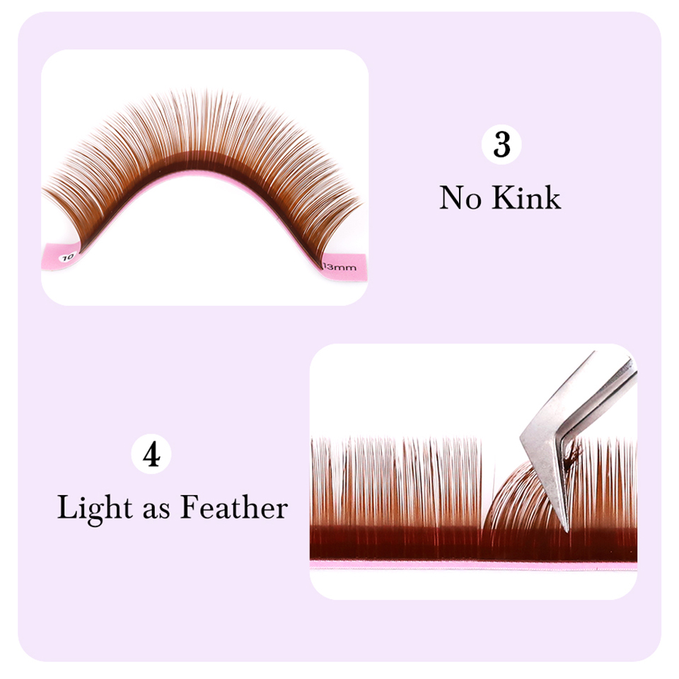 Dark Brown Eyelash Extension 0 - Eyelash Extension For Asian Eyes recension och pris
