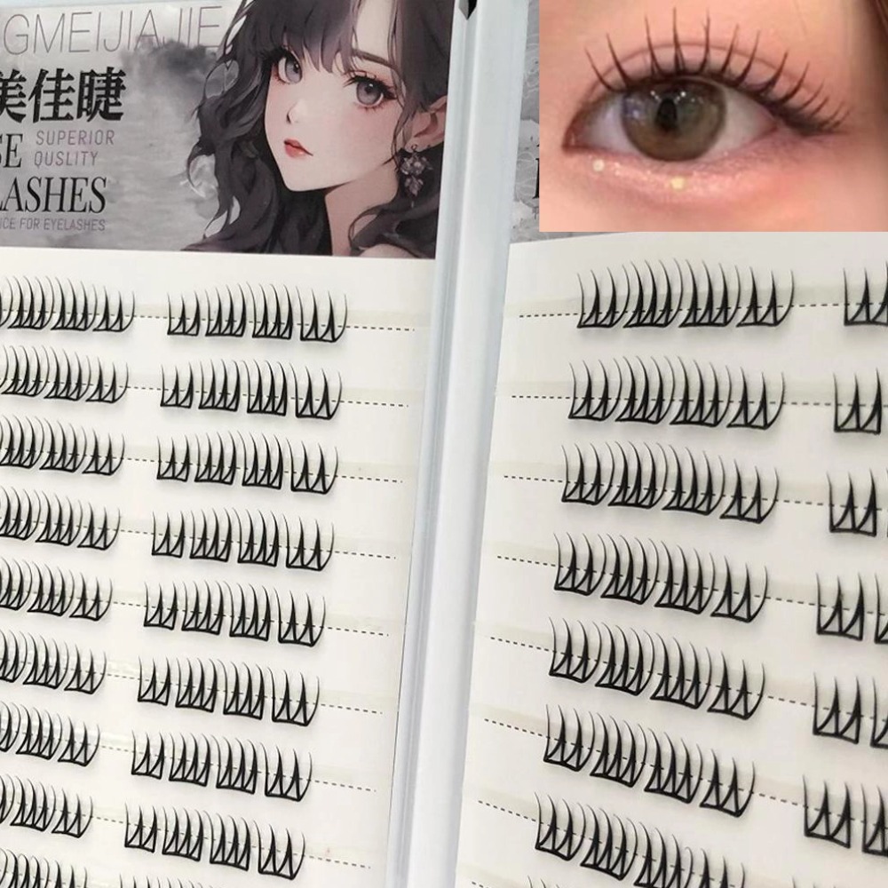 U Shape Glue-free False Eyelas - Eyelash Extension Single Lash recension och pris