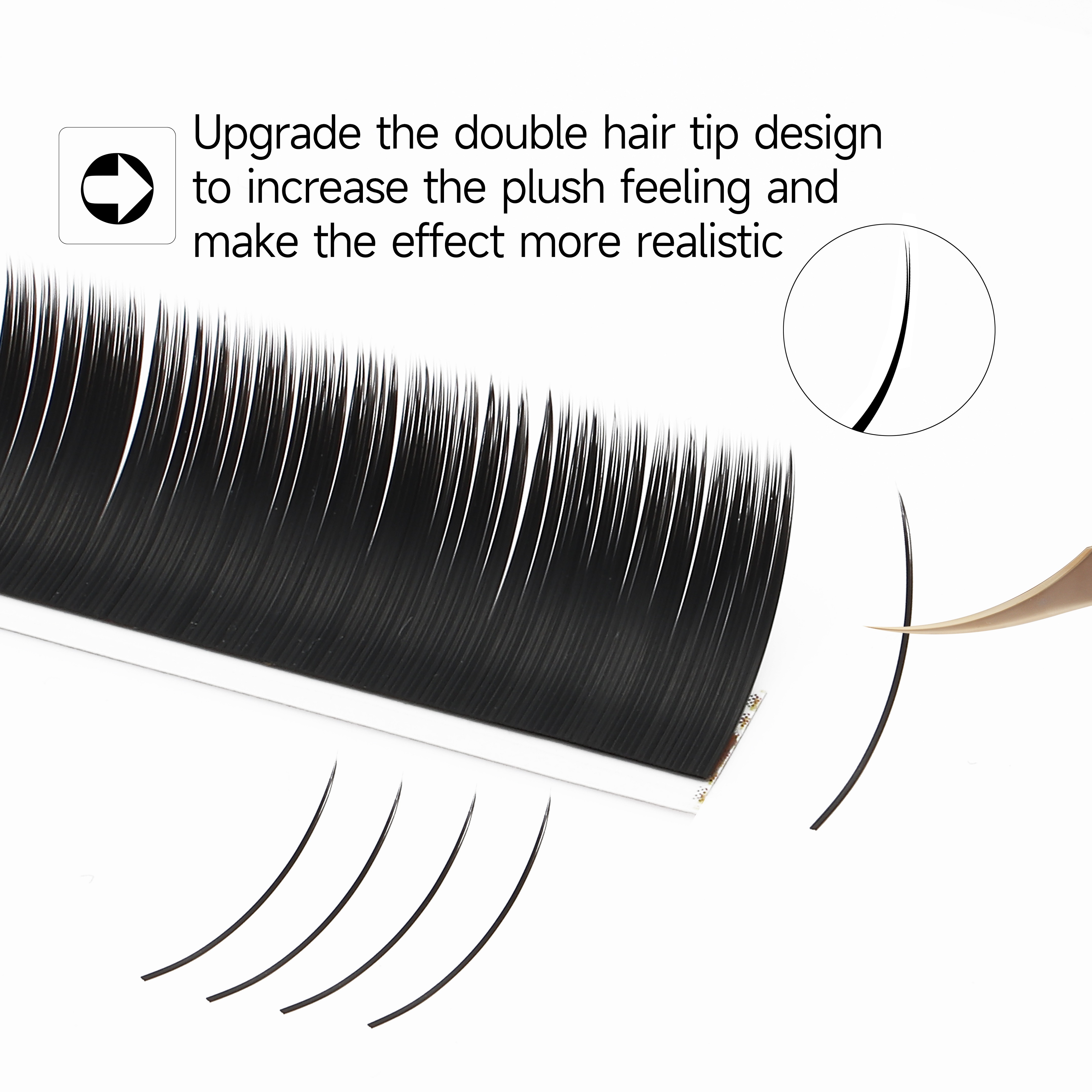 XIUSUZAKI Flat Ellipse Eyelash - Eyelash Extension For Asian Eyes recension och pris