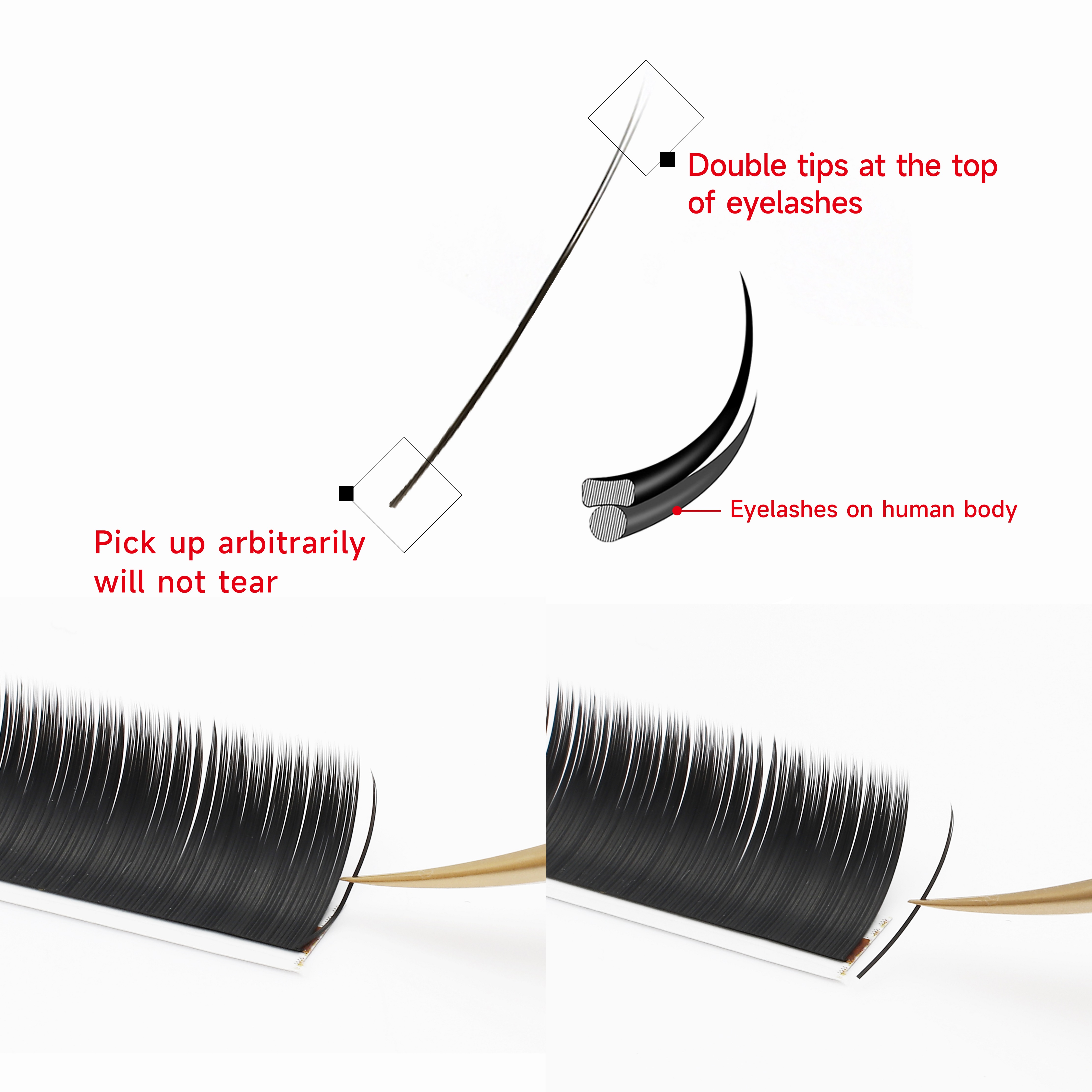 XIUSUZAKI Flat Ellipse Eyelash - Eyelash Extension For Asian Eyes recension och pris