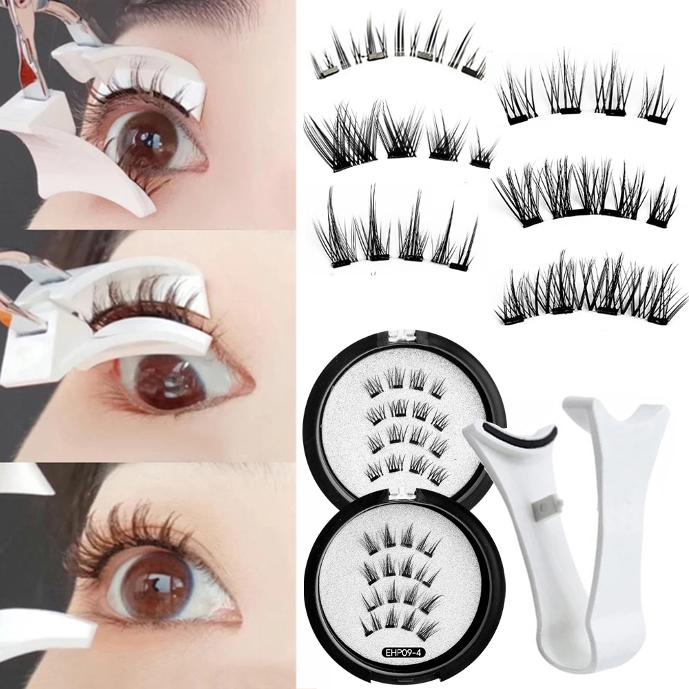 Glue-free Magnetic Eyelashes 3 - Eyelash Extension Uv Glue recension och pris
